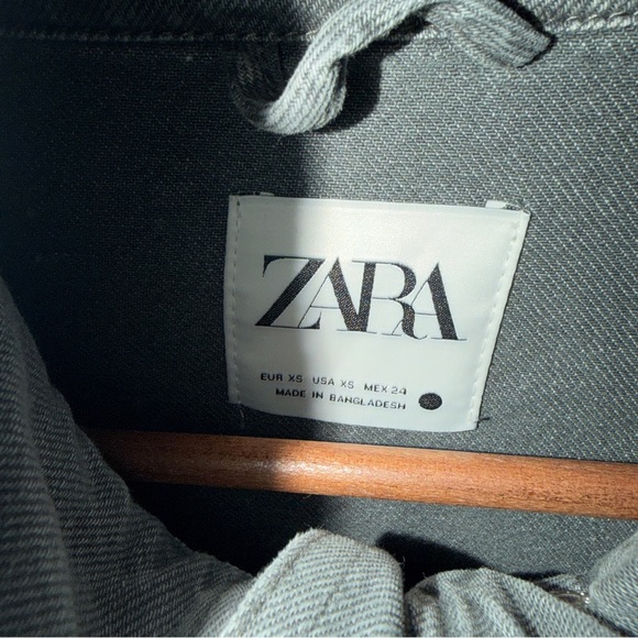 NWOT Oversized denim parka high neck. Size XS - Picture 12 of 12